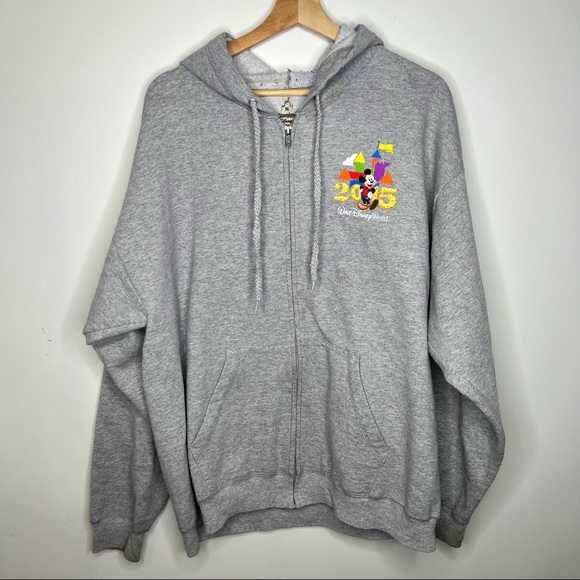 Disney Tops - 2015 Disney walt disney world zip up hoodie sweatshirt xl